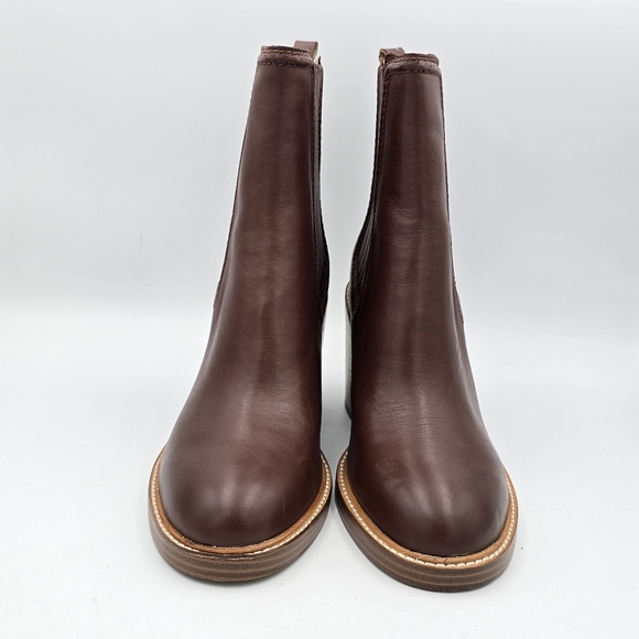 NWOT Marc Fisher LTD Halida Heeled Booties, Dark Natural 120, Women's 11M - Picture 3 of 13